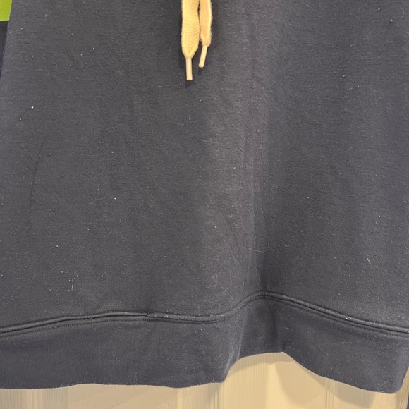 J Crew Navy Blue Striped Hoodie - Picture 6 of 9
